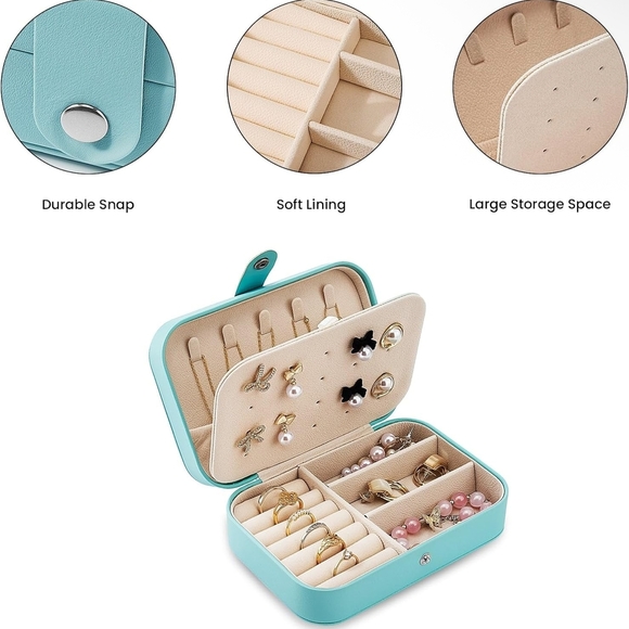 Elegant Light Green Jewelry Organizer - Picture 4 of 6